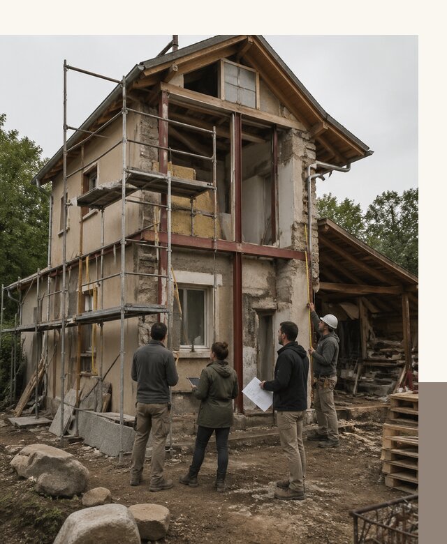 Реконструкция загородного дома под ключ в Сальске от бюро
