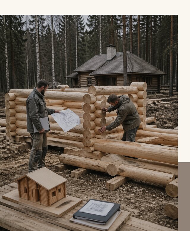 Проектирование и строительство домов из бревна в Сальске